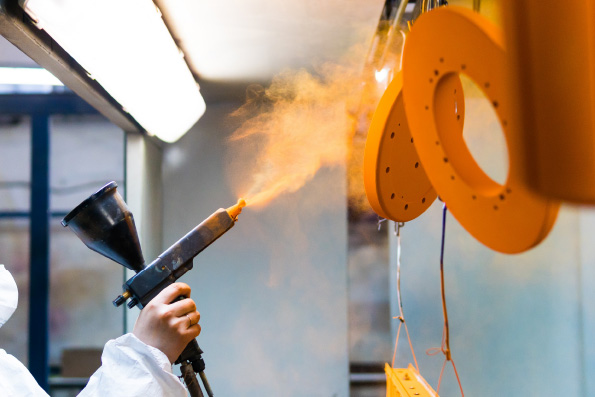 industrial spray painting