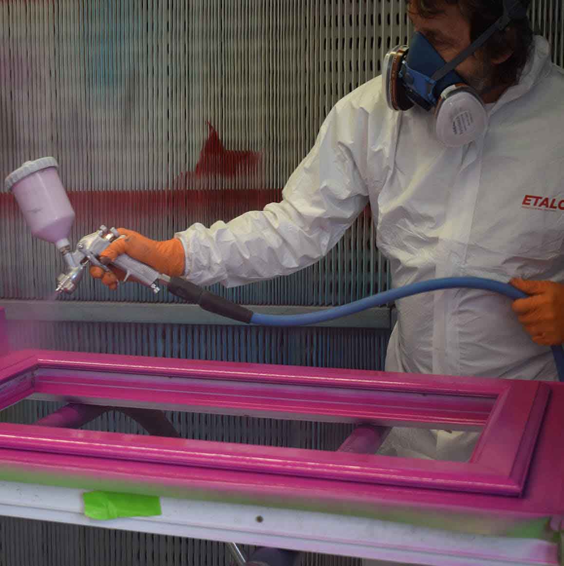 industrial spray painting